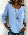 Round Neck Long Sleeve Top