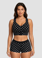 Cross Back Front Closure Wireless Posture Support Bra