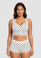 Cross Back Front Closure Wireless Posture Support Bra