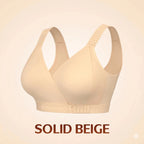 Front-Wrap Comfort Bra — Solid & Lace
