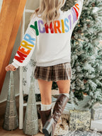 Merry Christmas Ho Ho Ho Knit Sweater