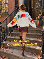 Merry Christmas Ho Ho Ho Knit Sweater