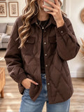 Retro Cozy Lapel Art Casual Stylish Long Sleeve Padded Jacket