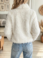 Women's Buckle Strap Fux Fur Short Coat(Free Shipping on 1 Piece)
