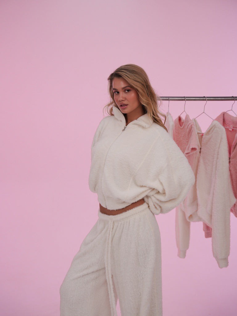 Cozy Fuzzy Knit Lounge Set