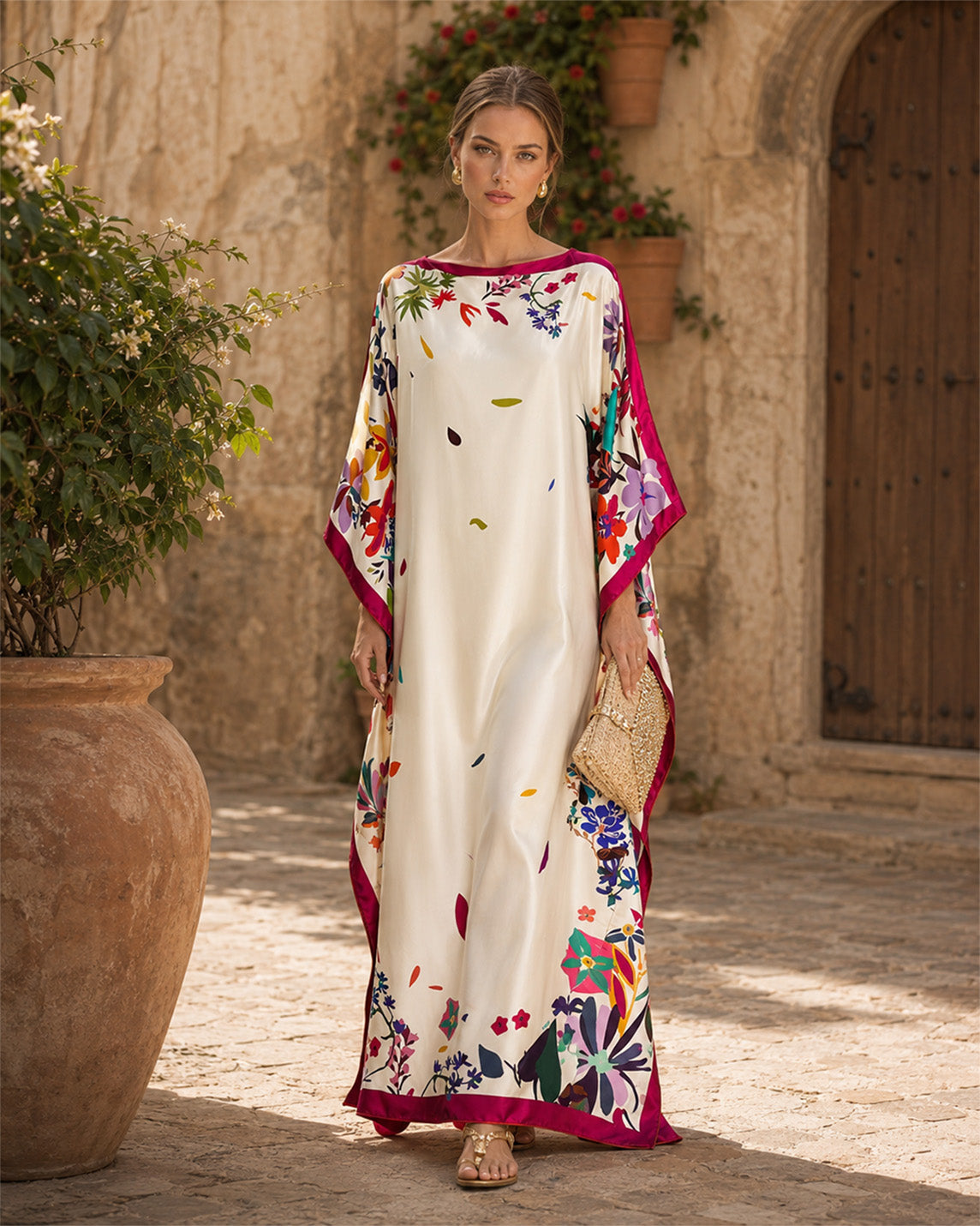 Fiora Garden Maxi Kaftan