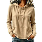 Women’s Casual Long Sleeve Pullover Hoodie with Pockets