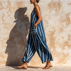 Relaxed Linen-Blend Jumpsuit