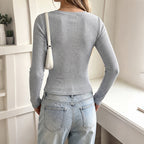 Vintage Elegant Knitted Patchwork Lace Shirt