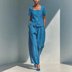 Tailored Linen Two-Piece Set