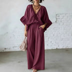 Linen Blend Vacation Two Piece Matching Set