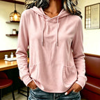 Women’s Casual Long Sleeve Pullover Hoodie with Pockets