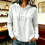 Women’s Casual Long Sleeve Pullover Hoodie with Pockets