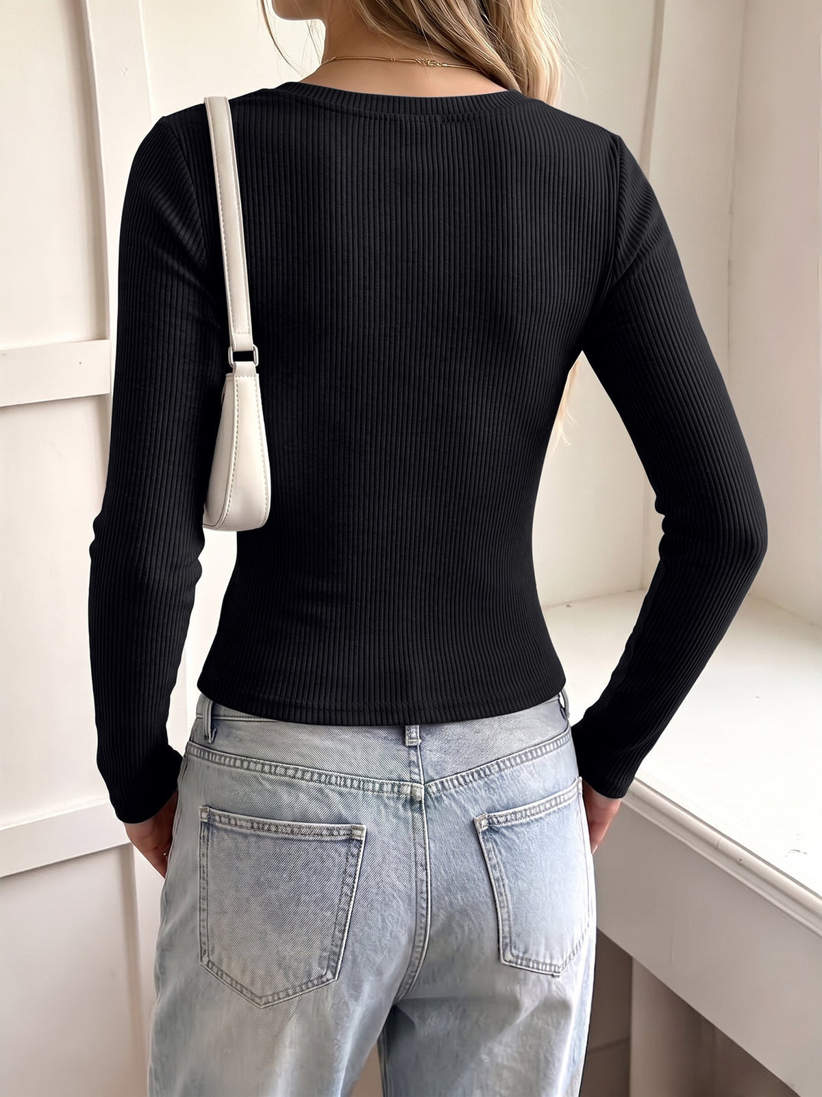 Vintage Elegant Knitted Patchwork Lace Shirt