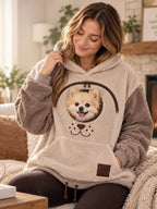 🐾 Cozy Pet Carrier Hoodie — Built-In Pouch for Cats & Small Dogs