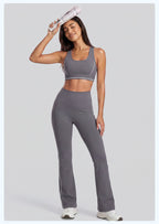 Contrast Piping Racerback Sports Set