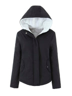 Sherpa Lined Quilted Hooded Jacket