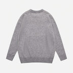 Oversized SLASHER Graphic Knit Sweater