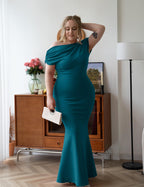 2025 Women's Elegant Sleeveless Off Shoulder Bodycon Long Formal Party Evening Dress